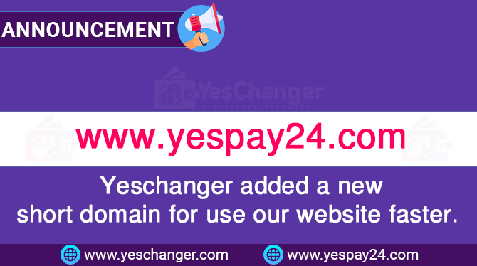 Yeschanger added a new short domain Yespay24.com